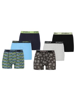 O'Neill Heren Boxershorts 6-pack - multiprint
