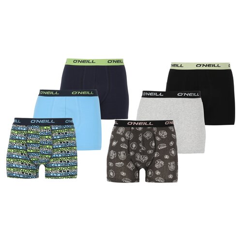 O'Neill Heren Boxershorts 6-pack - multiprint