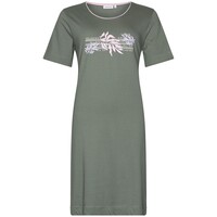 Nachthemd dames korte mouw - groen