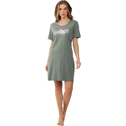 Pastunette Nachthemd dames korte mouw - groen Pastunette Nachthemd dames korte mouw - groen