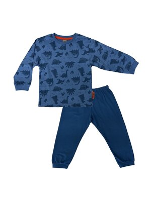 Outfitter Jongens pyjama katoen dino's - blauw