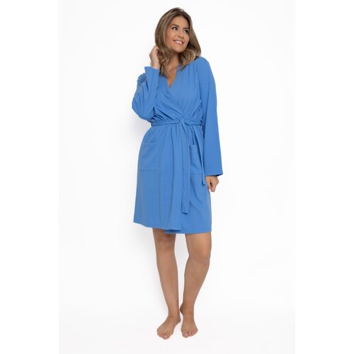 Cocodream Dames ochtendjas - blauw