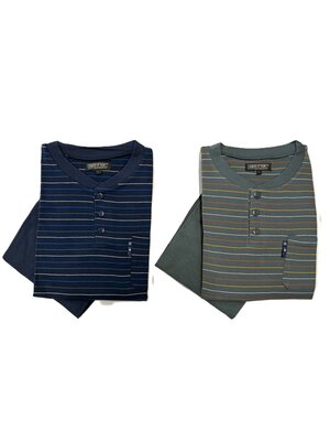 Outfitter Heren pyjama's katoen - voordeelpack