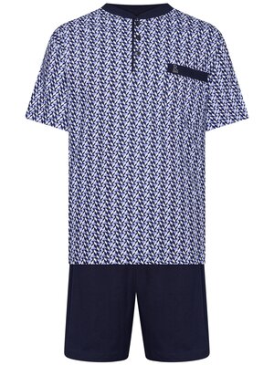 Robson Heren shortama - graphic blauw
