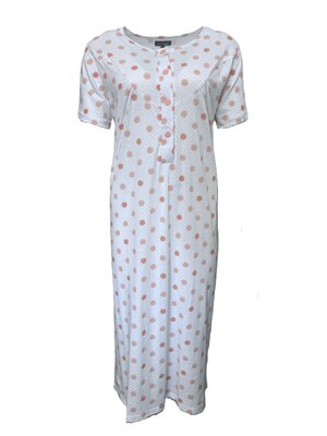 Cocodream Klassieke korte mouw nachthemd dames - lang model