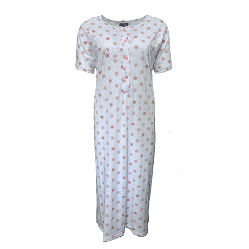 Cocodream Klassieke korte mouw nachthemd dames - lang model