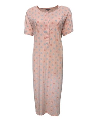 Cocodream Klassieke korte mouw nachthemd dames - lang model