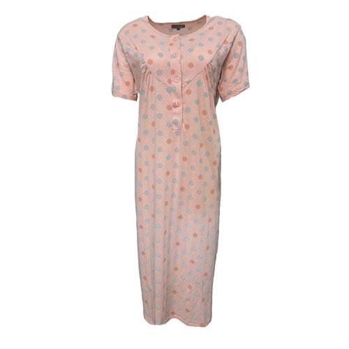 Cocodream Klassieke korte mouw nachthemd dames - lang model