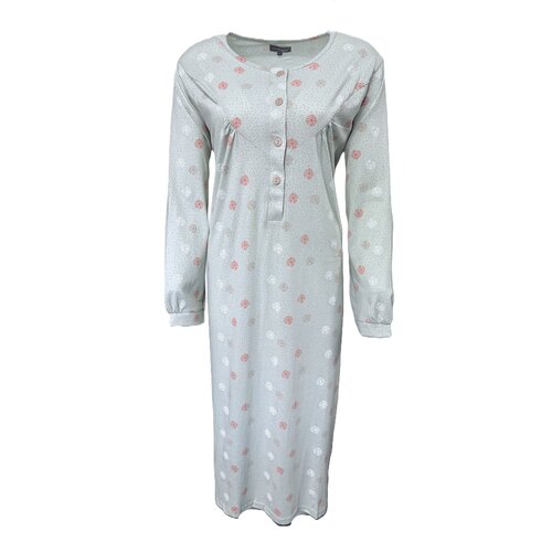 Cocodream Klassieke lange mouw nachthemd dames - lang model