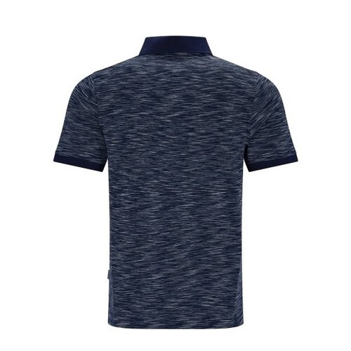 Hajo Heren poloshirt met rits -  premium kwaliteit- donkerblauw