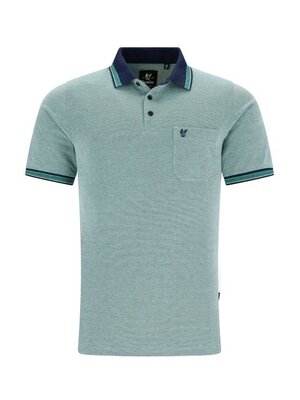 Hajo Heren poloshirt piqué - groen