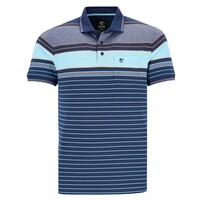Heren poloshirt -  premium kwaliteit - gestreept