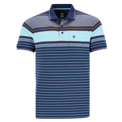 Hajo Heren poloshirt -  premium kwaliteit - gestreept