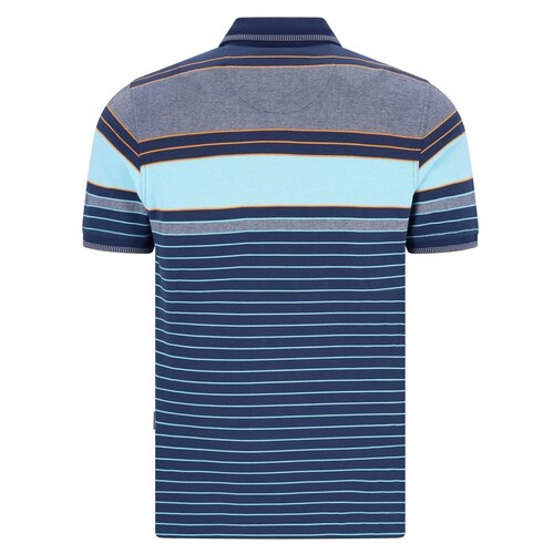 Hajo Heren poloshirt -  premium kwaliteit - gestreept