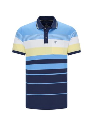 Hajo Heren poloshirt -  premium kwaliteit- gestreept