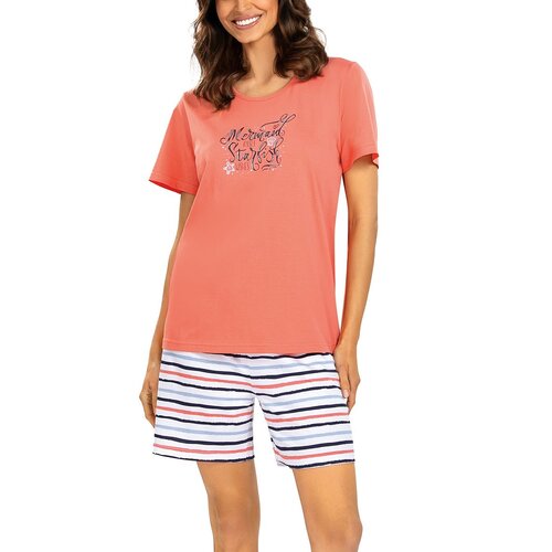 Comtessa Dames shortama katoen - koraal Comtessa Dames shortama katoen - koraal