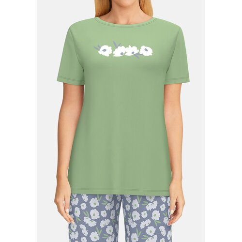 Götzburg Dames shortama - flower - groen Götzburg Dames shortama - flower - groen