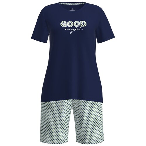Götzburg Dames shortama - good night - donkerblauw