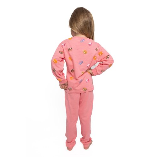 Cocodream Meisjes pyjama katoen macarons - roze