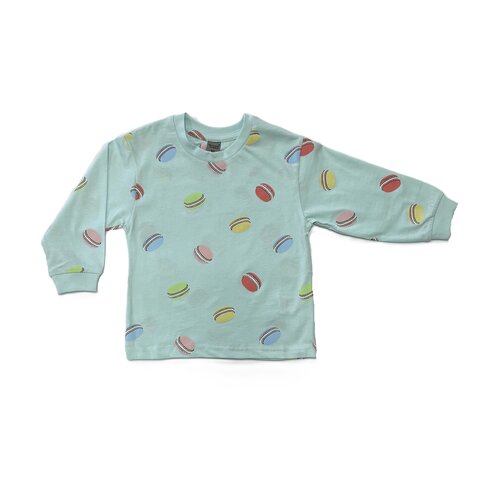 Cocodream Meisjes pyjama katoen macarons - mintgroen