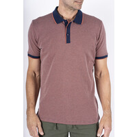 Heren poloshirt regular fit - henna red