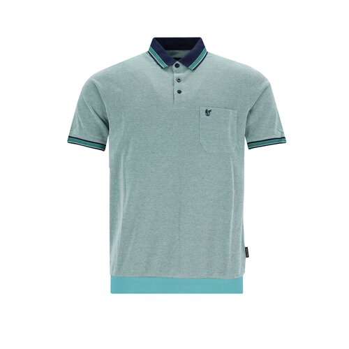 Hajo Heren poloshirt piqué - groen