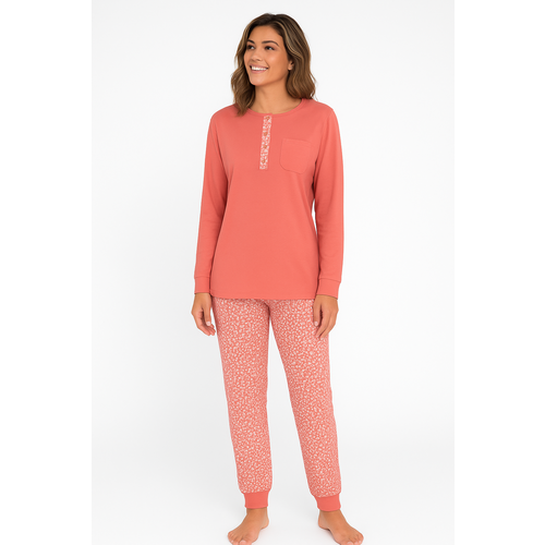 Cocodream Dames pyjama katoen - peach