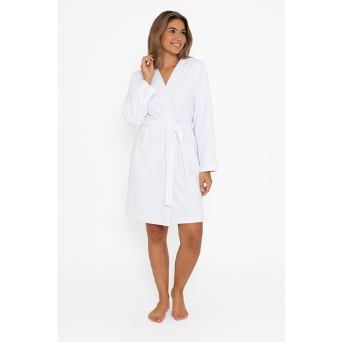 Cocodream Dames ochtendjas - wit Cocodream Dames ochtendjas - wit
