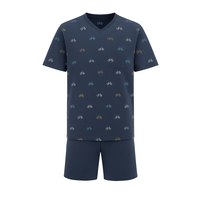Heren shortama bike - blauw