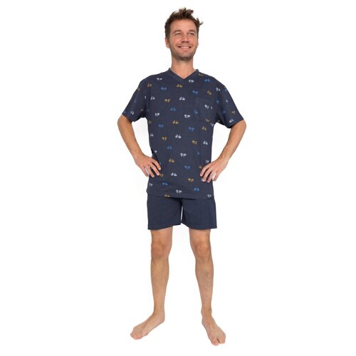 Outfitter Heren shortama bike - blauw Outfitter Heren shortama bike - blauw