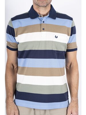Pre End Heren poloshirt regular fit - multi stripes