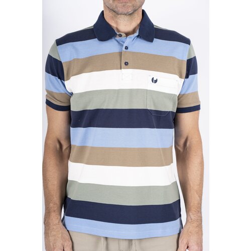 Pre End Heren poloshirt regular fit - multi stripes
