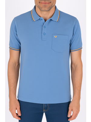 Pre End Heren poloshirt regular fit - fresh blue