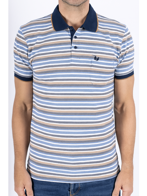 Pre End Heren poloshirt regular fit - gestreept