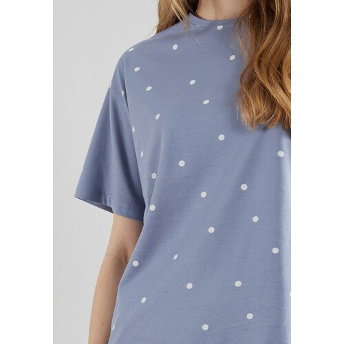 Tom Tailor Dames shortama katoen blauw - charlotte