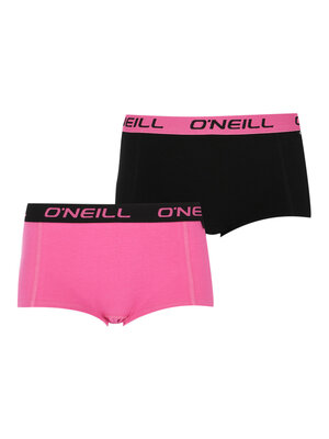 O'Neill Dames boxershorts 2-pack - pink black