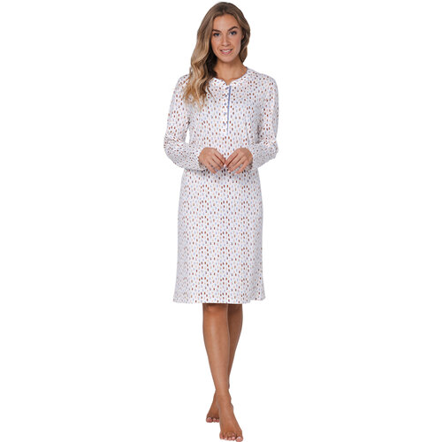 Pastunette Nachthemd dames lange mouw - 105 cm - klassiek