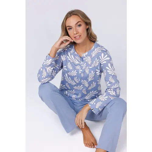 Pastunette Dames pyjama katoen - tender blue