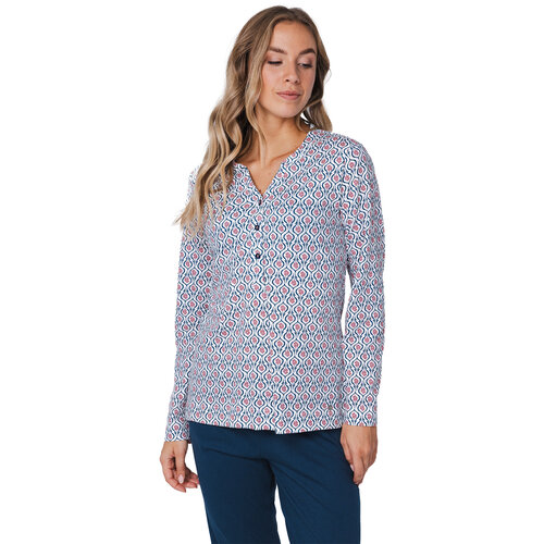 Pastunette Dames pyjama katoen - rose stream