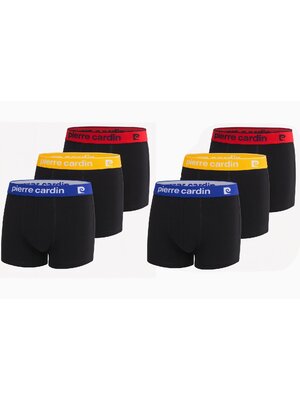 Pierre Cardin Heren boxershorts 6-pack - black edition