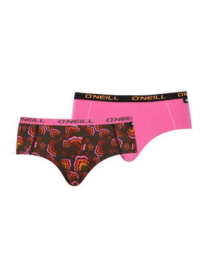 O'Neill Dames Hipster 2-pack - pink flower power