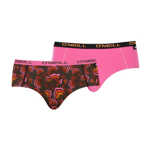 O'Neill Dames Hipster 2-pack - pink flower power