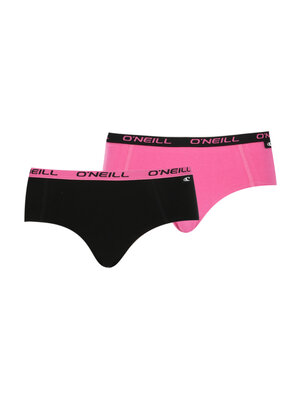 O'Neill Dames Hipster 2-pack - pink black