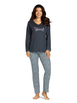 Comtessa Dames pyjama katoen - natural blooming