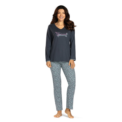 Comtessa Dames pyjama katoen - natural blooming