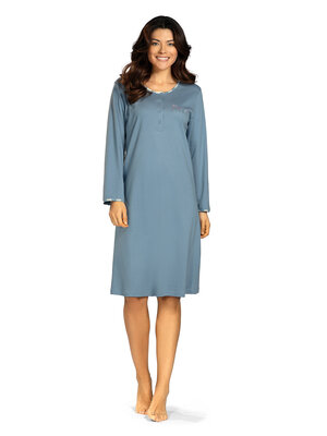 Comtessa Dames nachthemd interlock - blauw