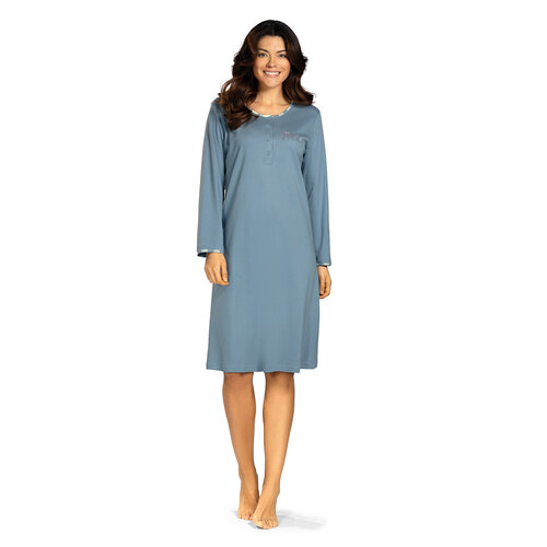 Comtessa Dames nachthemd interlock - blauw
