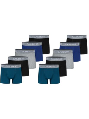 Gaubert Heren boxershorts katoen - 10-pack multicolor