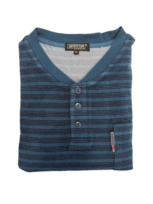 Outfitter Badstof Heren Pyjama - Petrol