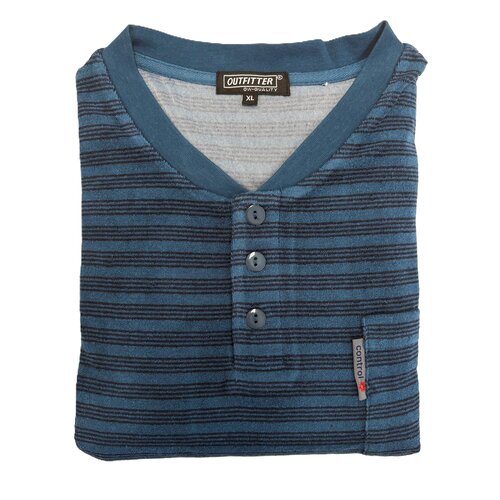 Outfitter Badstof Heren Pyjama - Petrol Outfitter Badstof Heren Pyjama - Petrol